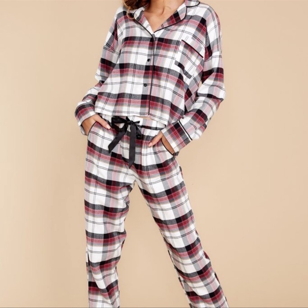 NWT Z Supply State Plaid Pajama Set Size Large